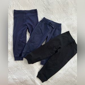 Primary joggers 12m and 18m black and navy bundle NWOT
